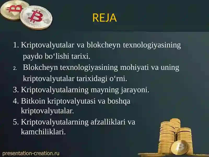 Kriptovalyutalar va Mayning 2