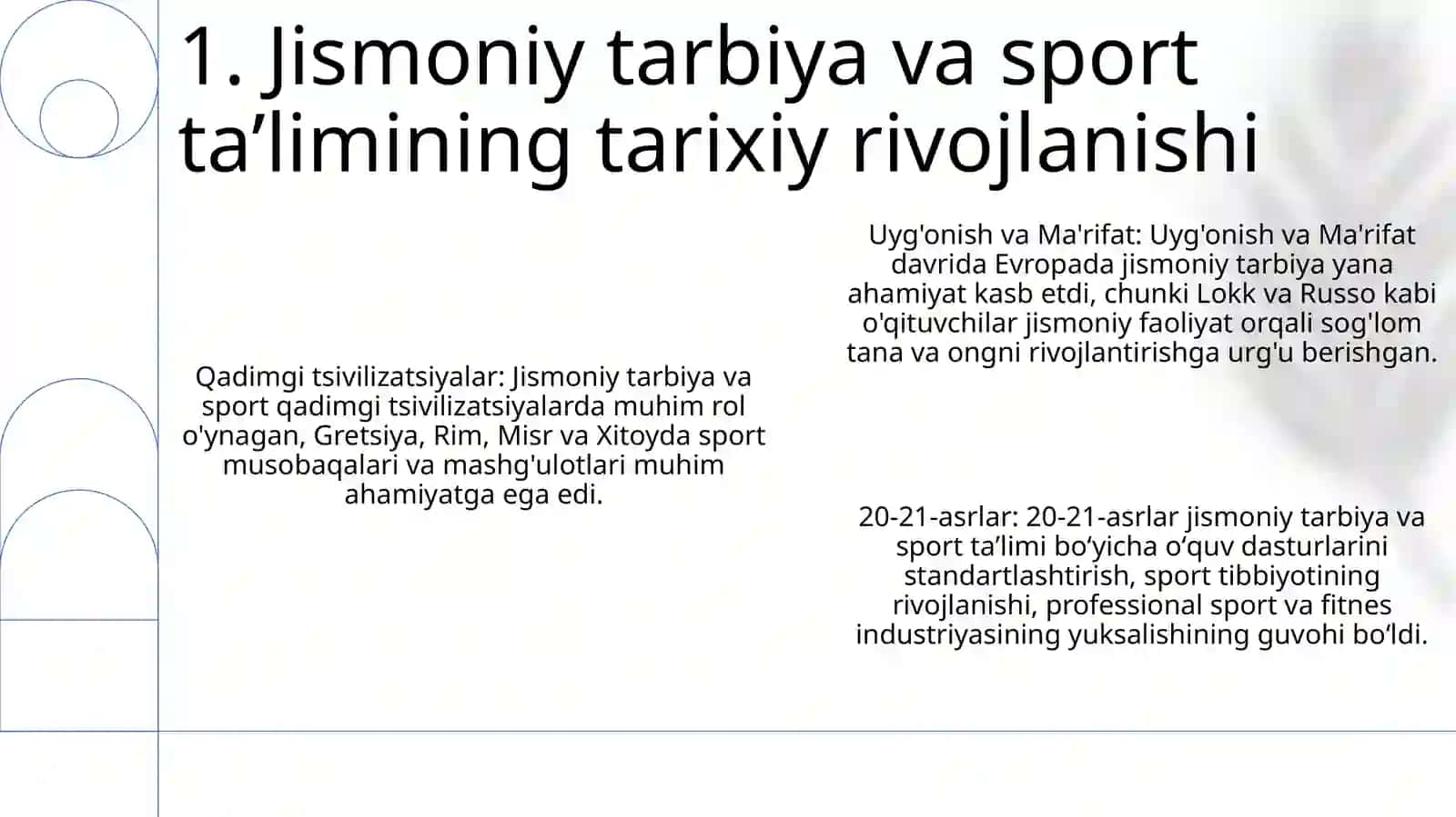 Jismoniy Tarbiya Va Sport Sohasida Talim Tamoyinlari 2