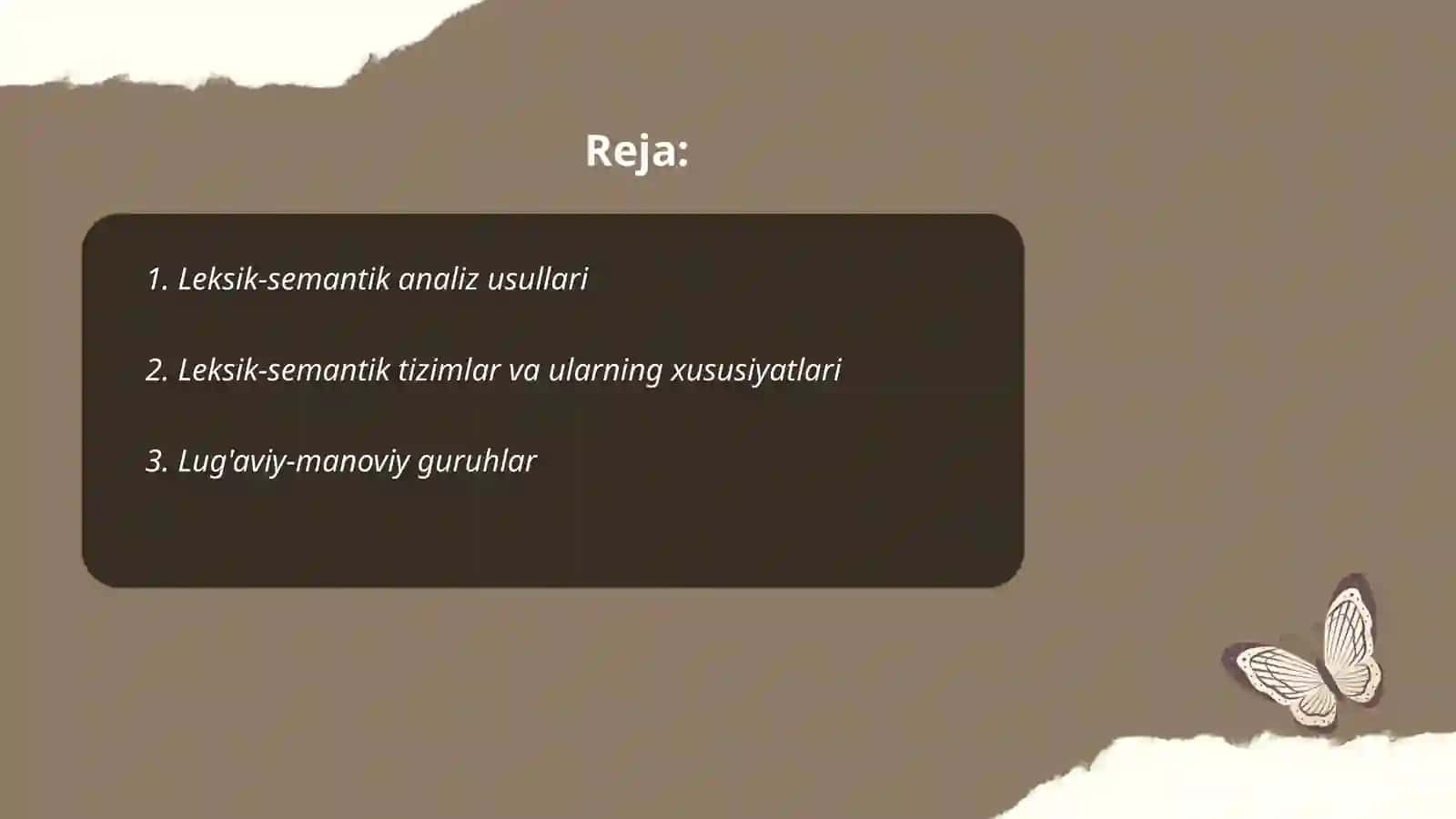 Leksik semantik sistemalar 2
