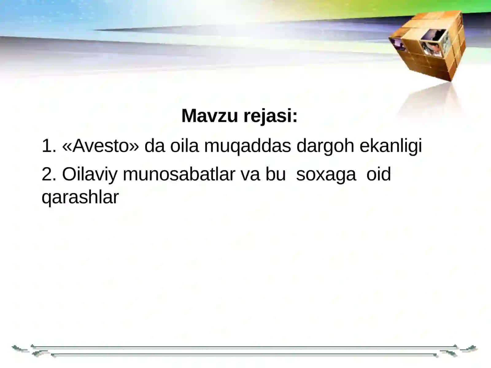 Sharq mutafakkirlarining falsafiy qarashlari 2