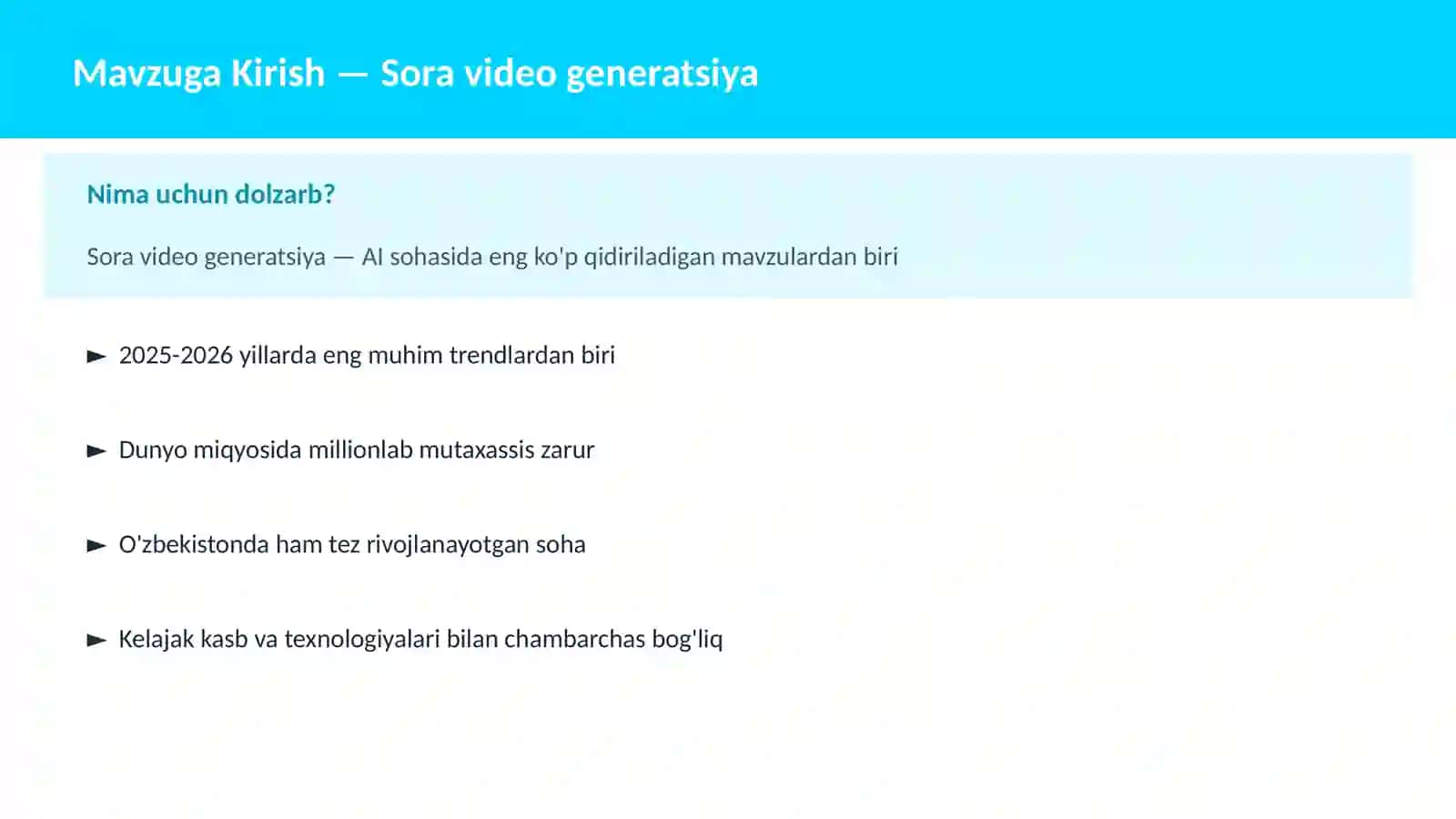 Sora video generatsiya 2