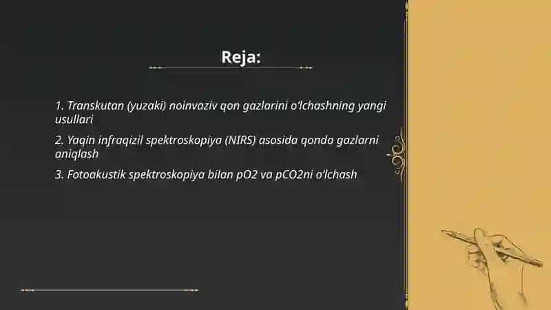 Qonda gazlar miqdorini aniqlashning yangi usullari 2