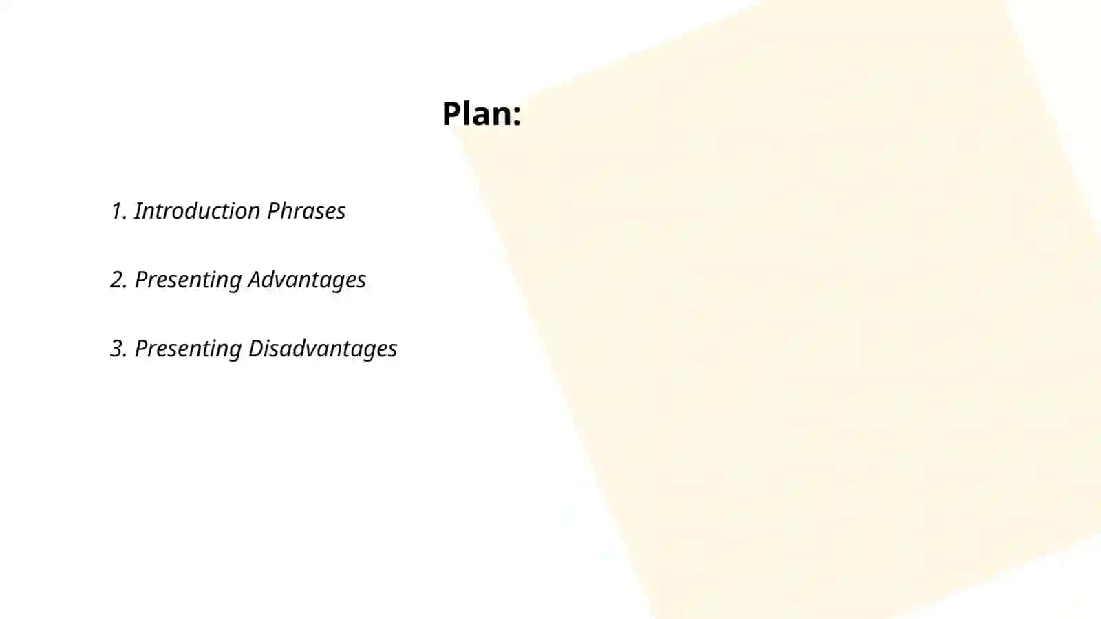 Structure of advantage and disadvantage essays useful expressions to use 2