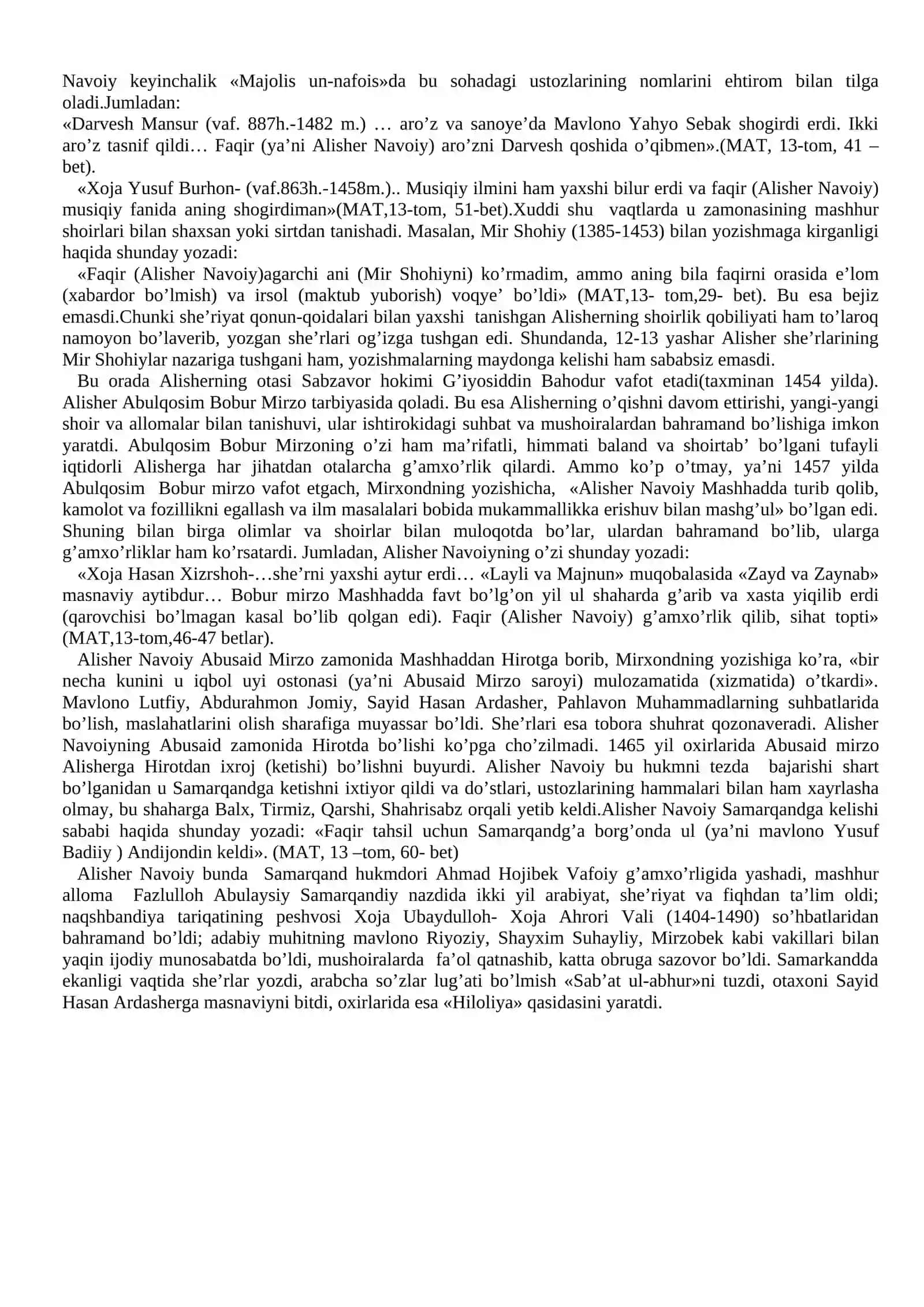Alisher Navoiy hayoti va faoliyati 2