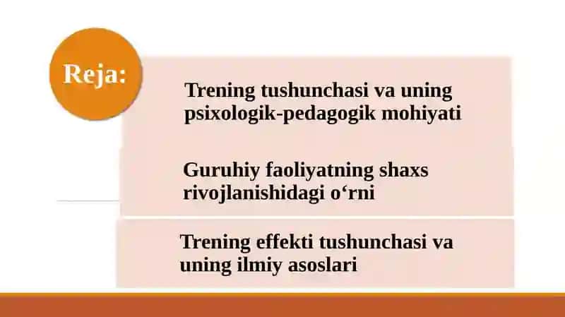 Guruhiy faoliyatda va shaxsning rivojlanishida trening-effekti va umumiy xarakteristikasi.pptx 2