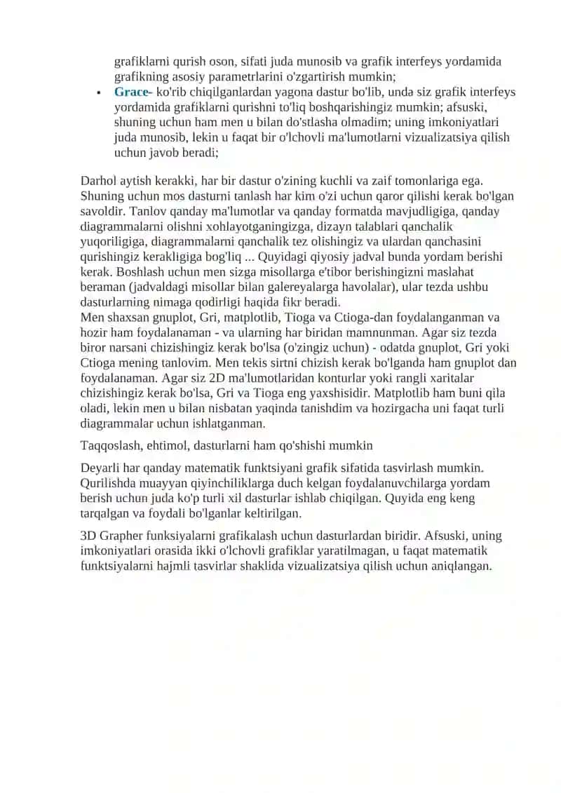 50-Mavzu: Matematik funksiyalar grafiklarini chizish 2