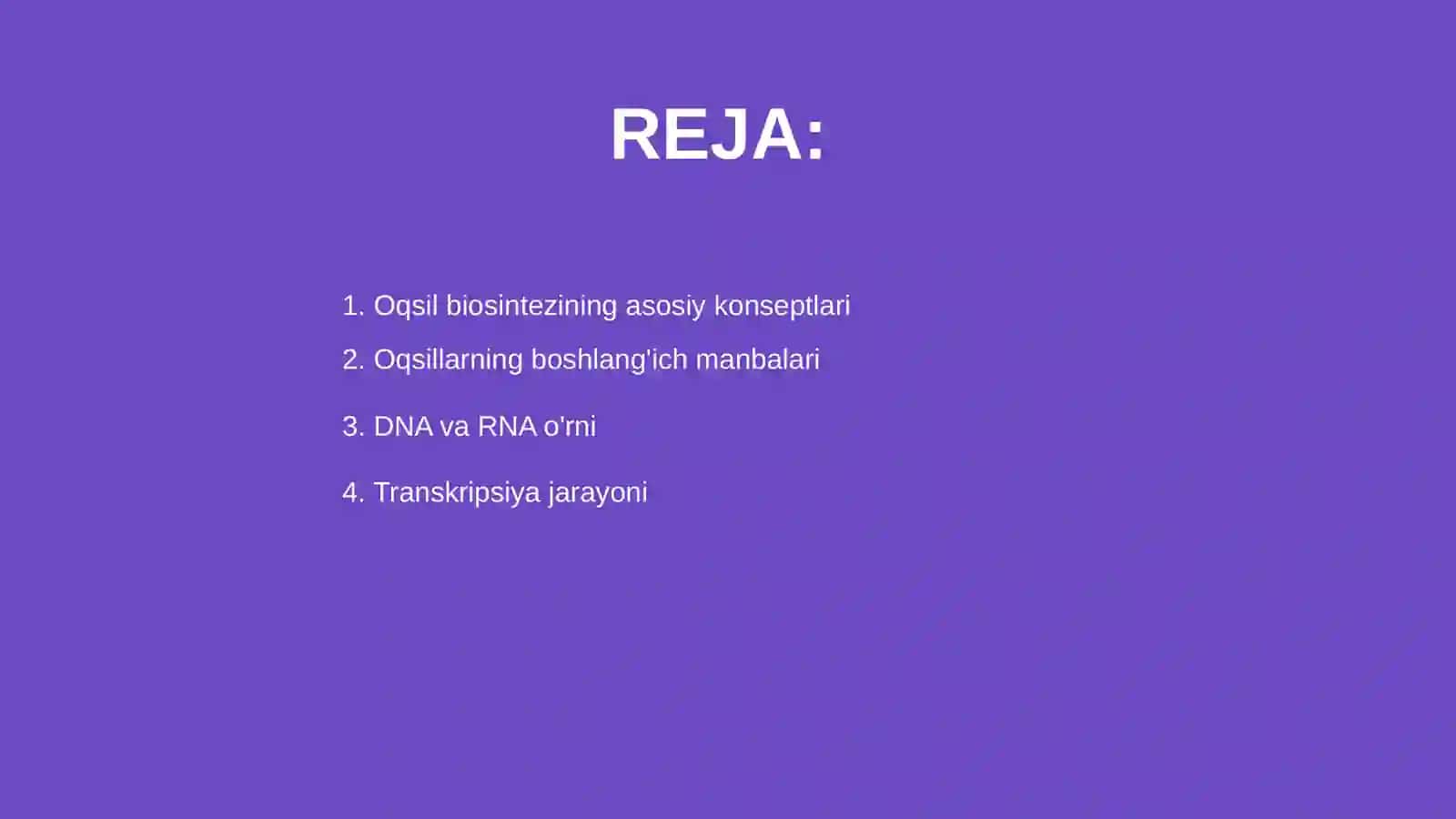 Oqsil biosintezi 2