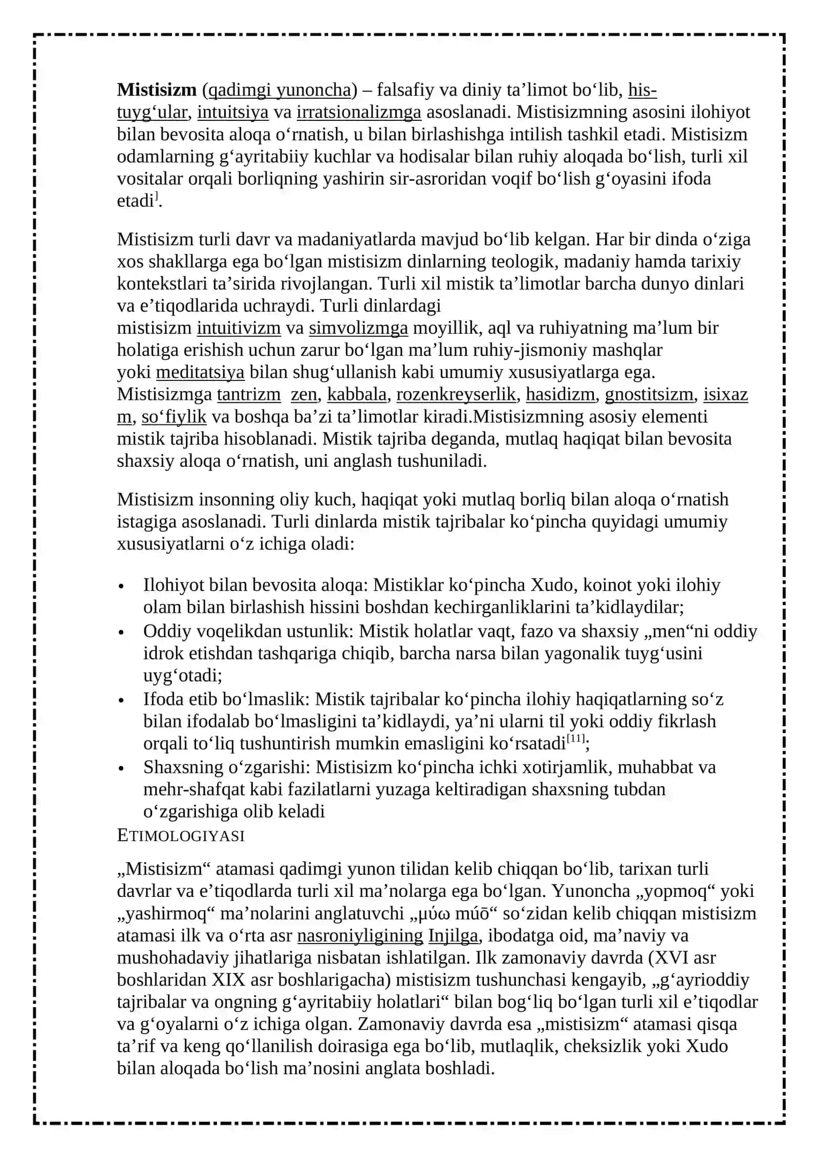Islomda mistitsizm tarixi 2
