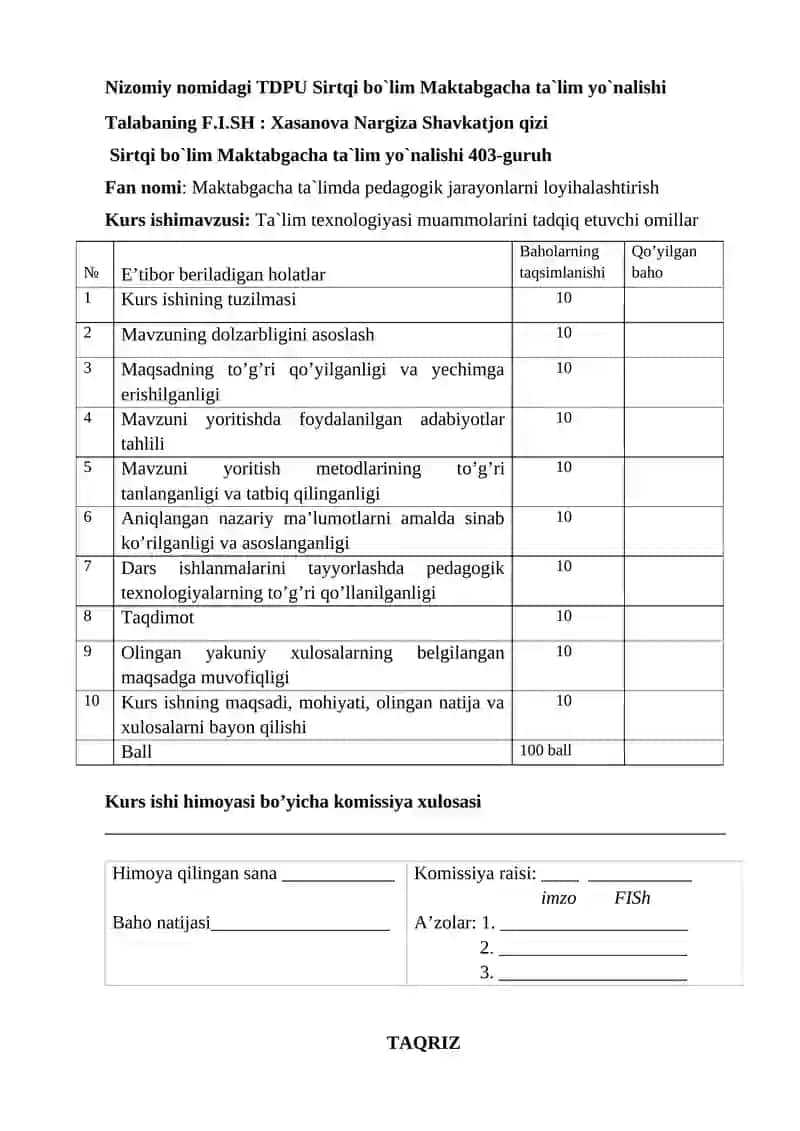 Ta`lim texnologiyasi muammolarini tadqiq etuvchi omillar 2