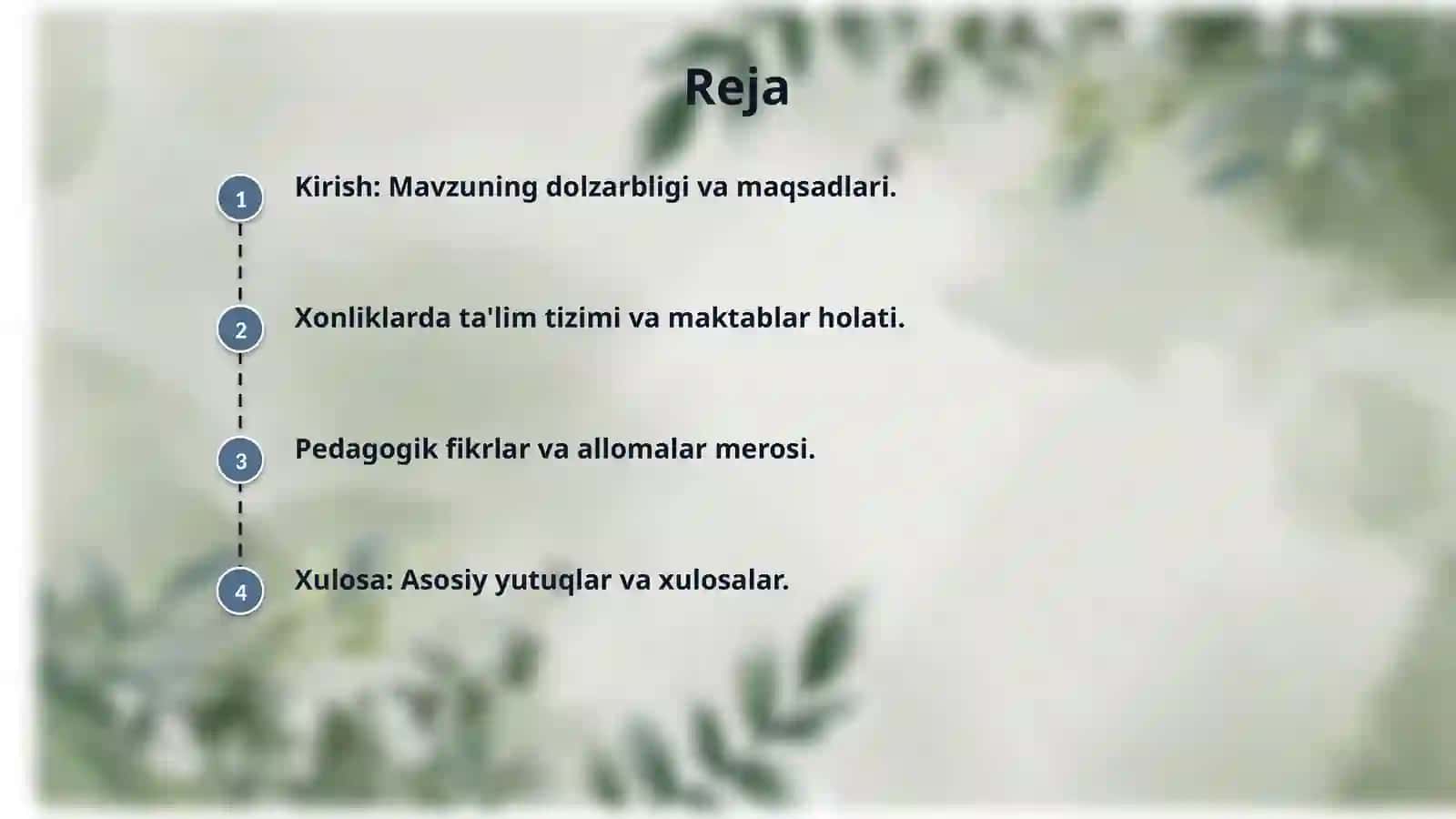 XVII asrdan XIX asrning yarmigacha tarbiya,maktab va pedagogik fikrlar rivoji 2