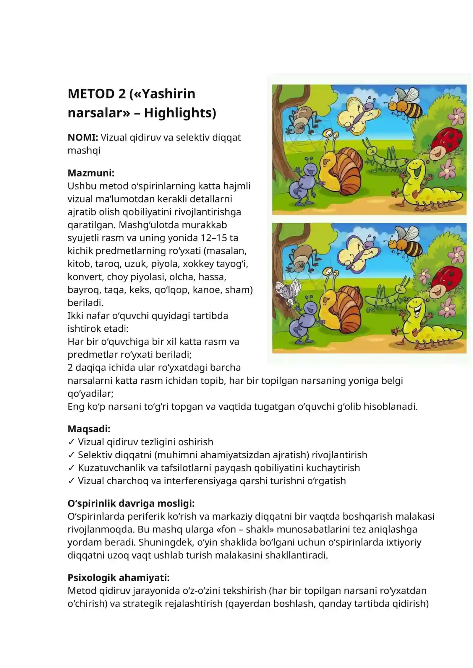 Pedagogika. Boshlang'ich sinflar uchun 10 ta metod 2