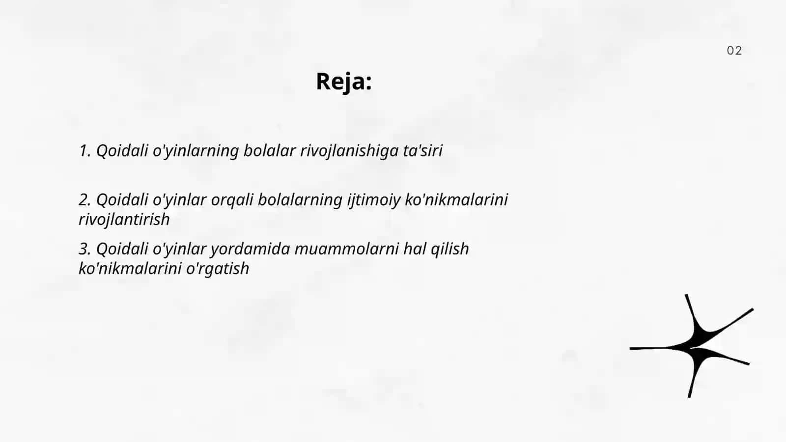 Qoidali o'yinlar bolalarga ta'lim berish shakli sifatida 2