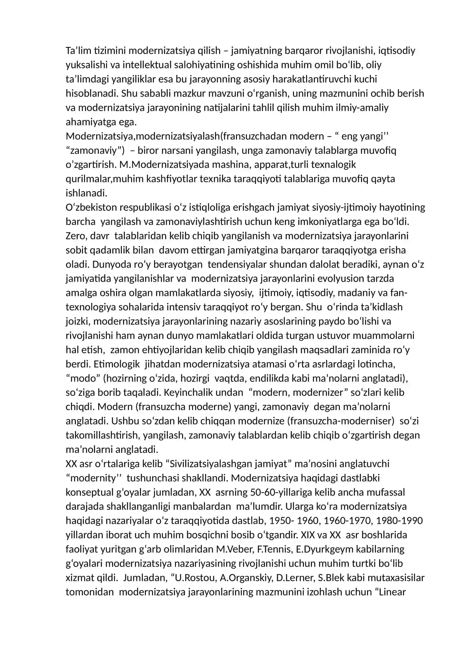 Ta’lim tizimini modernizatsiya qilish 2