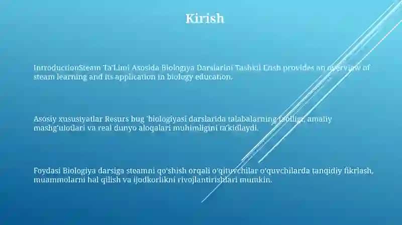 Steam Ta'Limi Asosida Biologiya Darslarini Tashkil Etish 2