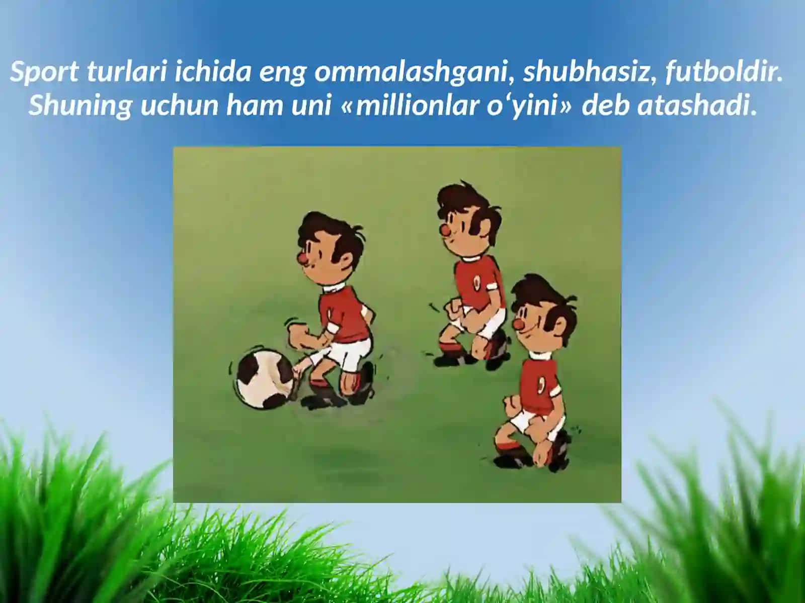 Tasviriy san'at fanidan Futbolchi mavzusida haykal ishlash taqdimoti 2