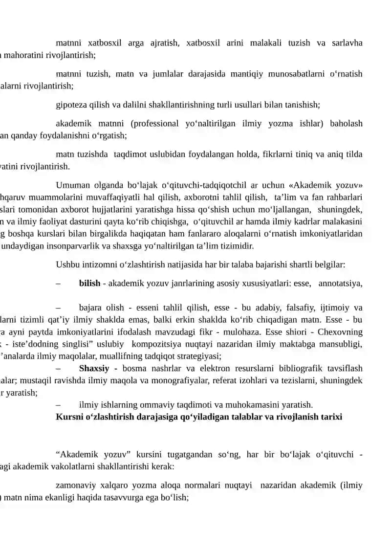 FANNING MAKSADI VA MAZMUNI 2