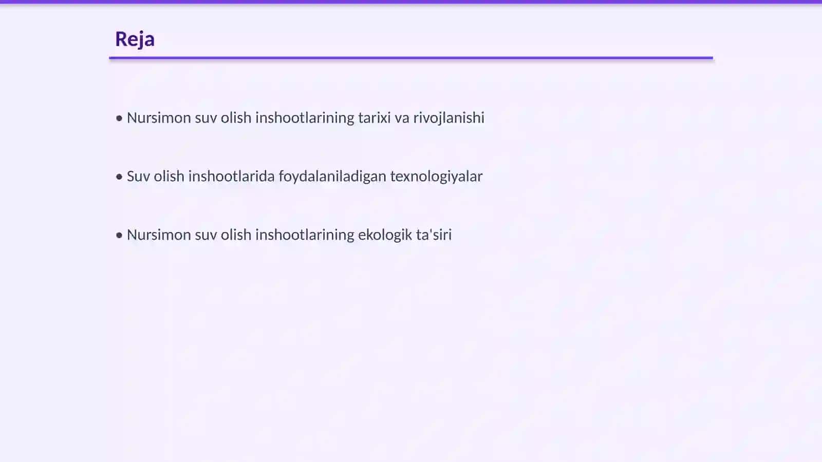 Nursimon suv olish inshootlari 2
