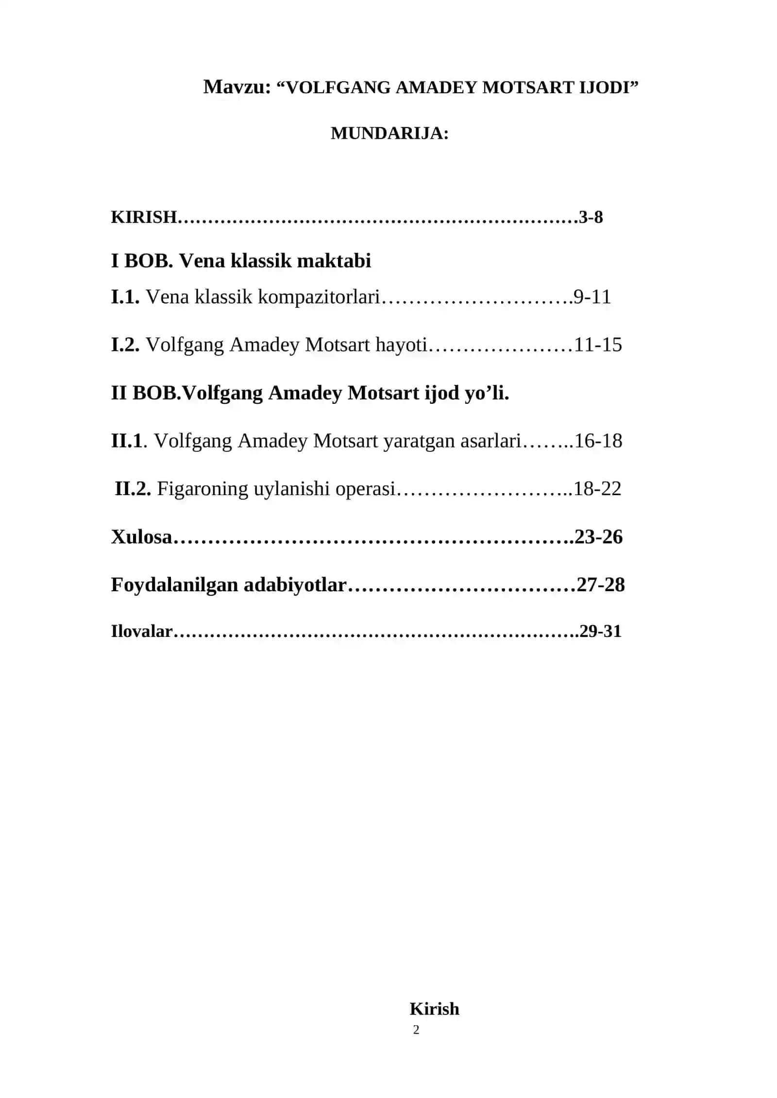 VOLFGANG AMADEY MOTSART IJODI 2