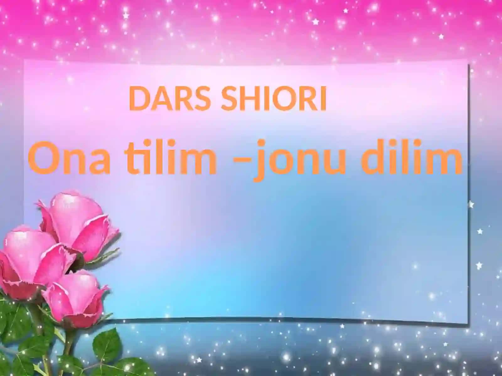 3-sinf Ona tili Son so'z turkumi mavzusida dars ishlanma 2