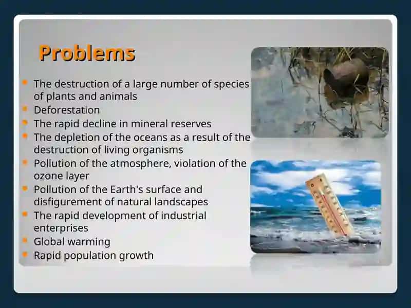 Global environmental problems and solutions 2