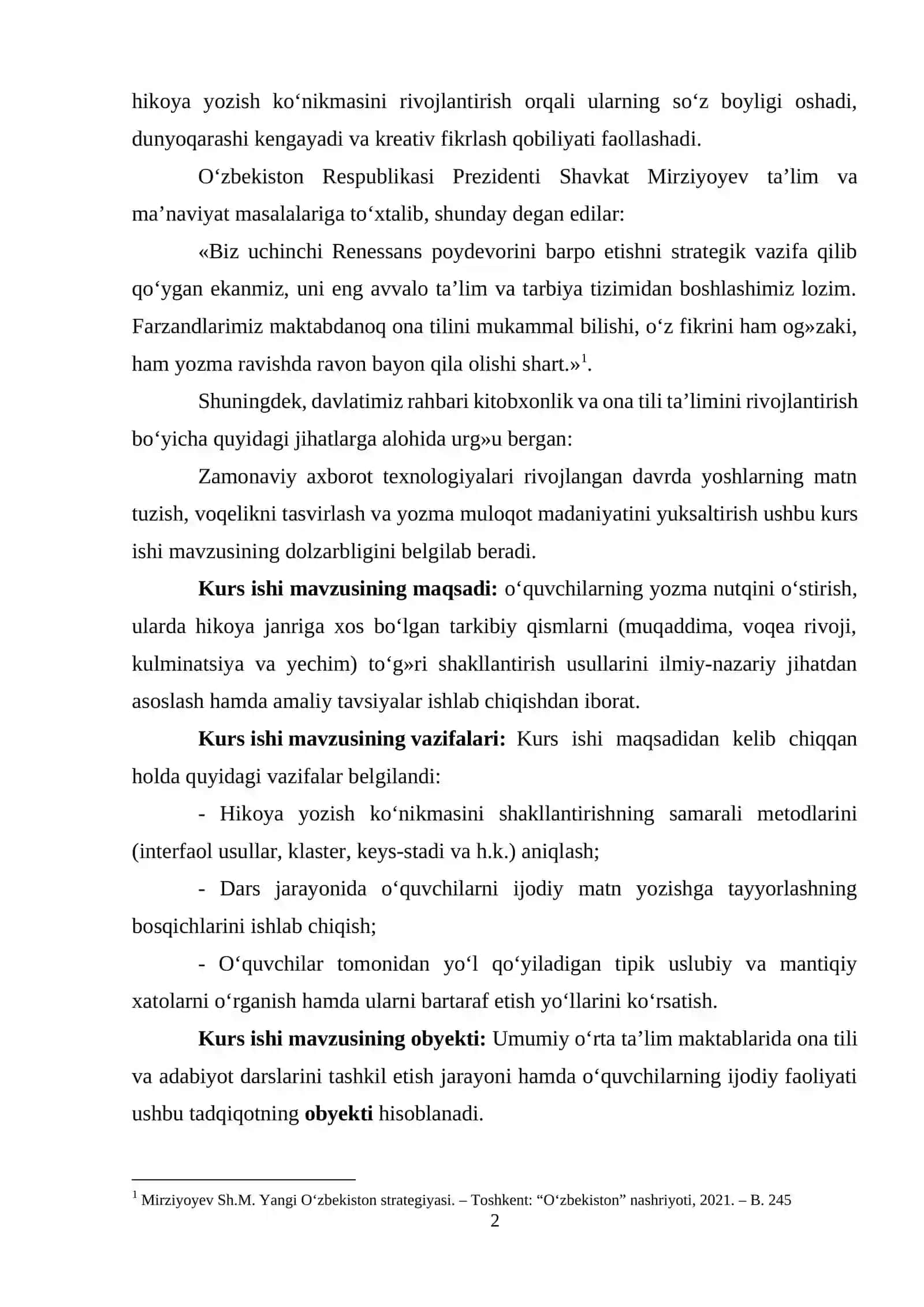ONA TILI DARSLARIDA MATN YARATISHGA O‘RGATISH METODIKASI 2