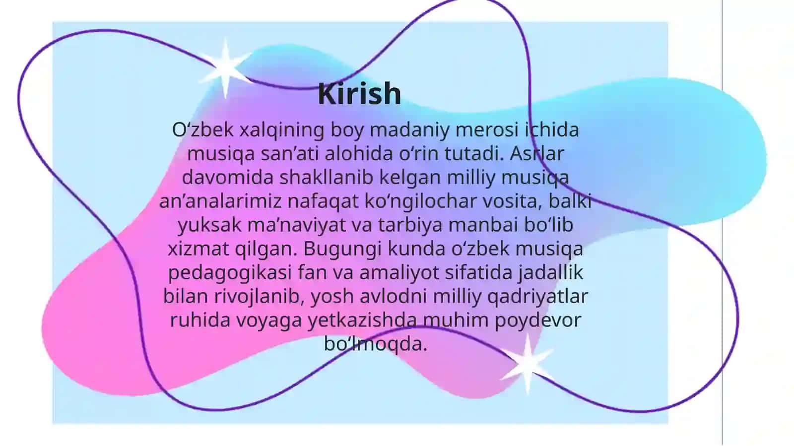 O'zbek musiqa pedagogikasi, ustoz-shogird maktabi 2