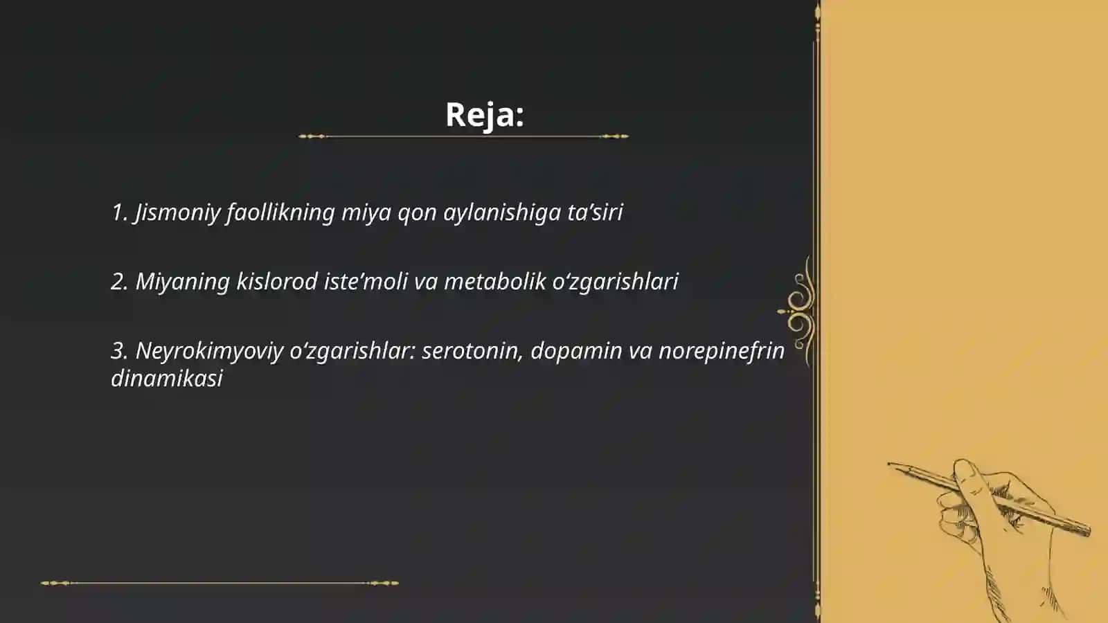 Sport psixofiziologiyasi: jismoniy faollikning miyada sodir etadigan oʻzgarishlari 2