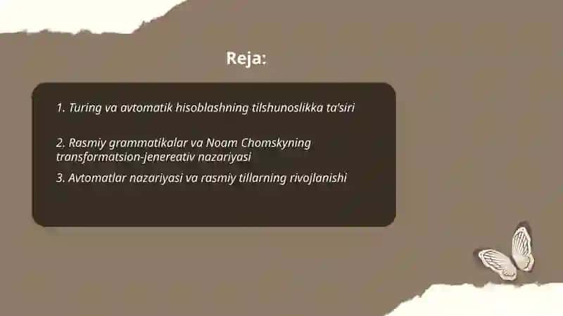 Matematika va kompyuter lingvistikasining tarixi 2