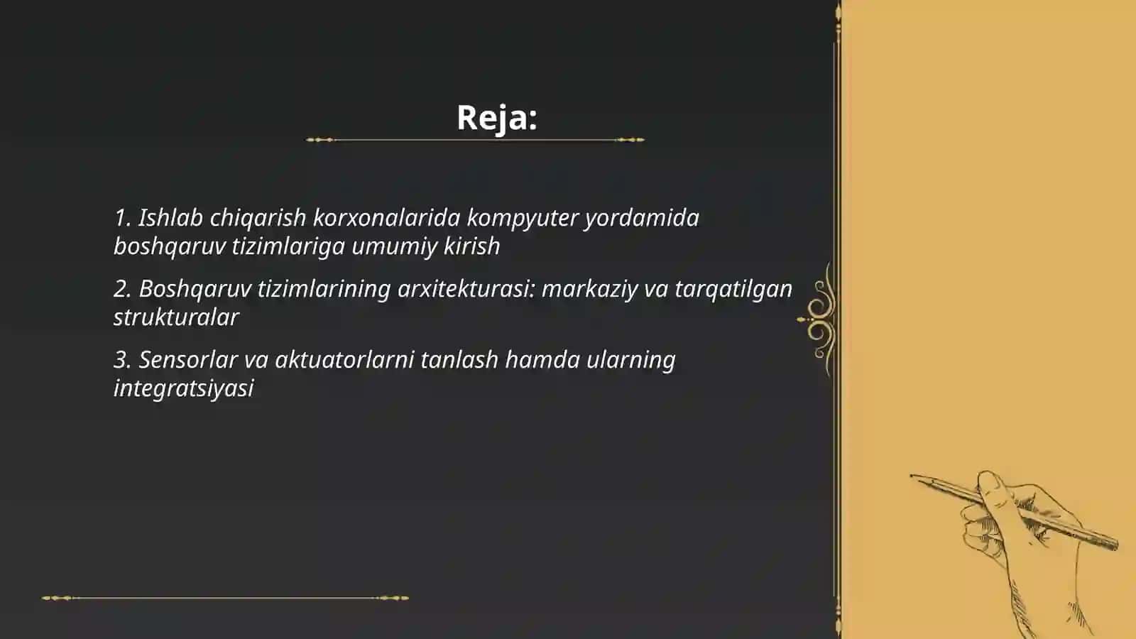 Ishlab chiqarish korxonalaridagi uskunalarni kompyuter yordamida boshqarish 2