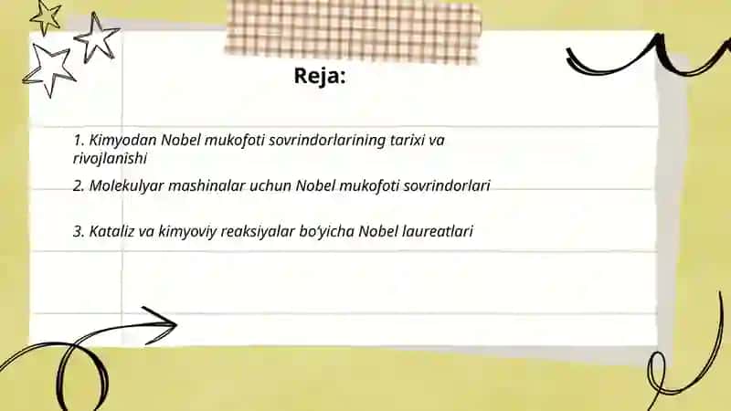 Kimyodan Nobel mukofoti sovrindorlari 2