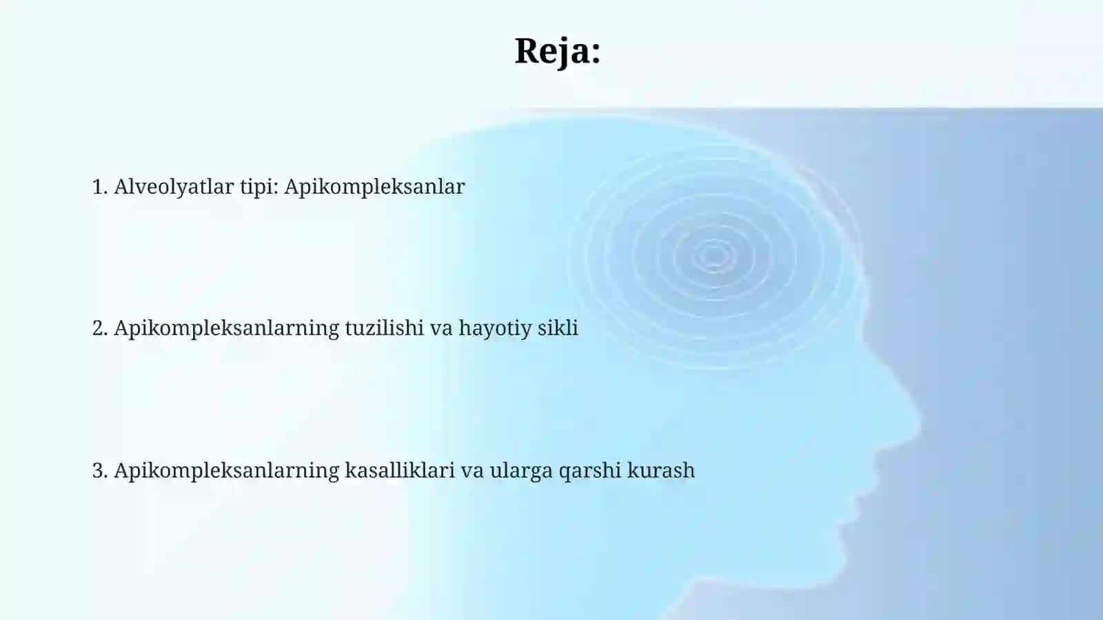 Alveolatalartipi.Apikomplekslar 2