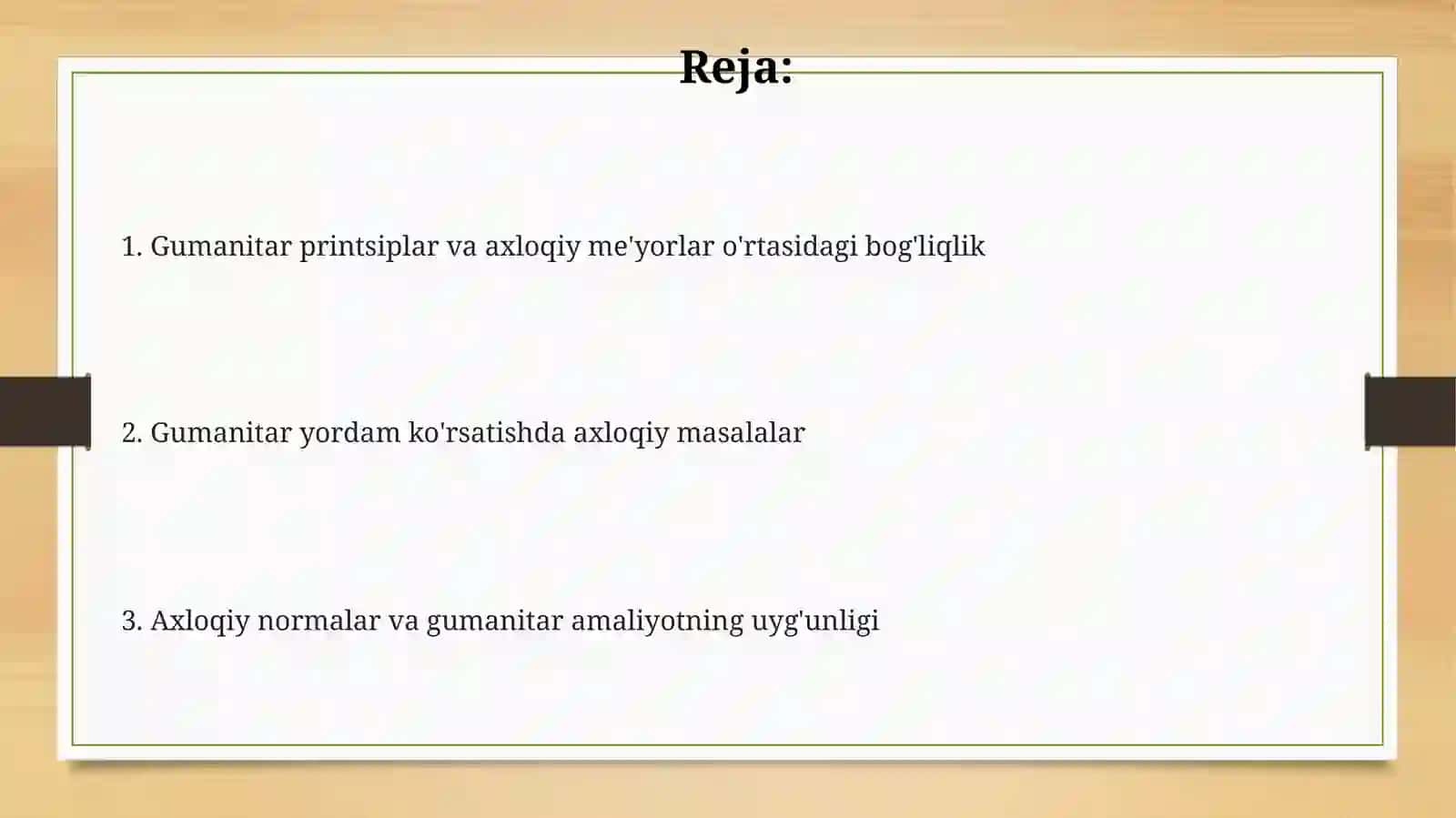 Insonparvarlik tamoyillari va axloq me'yorlarining o'zaro bog'liqligi 2