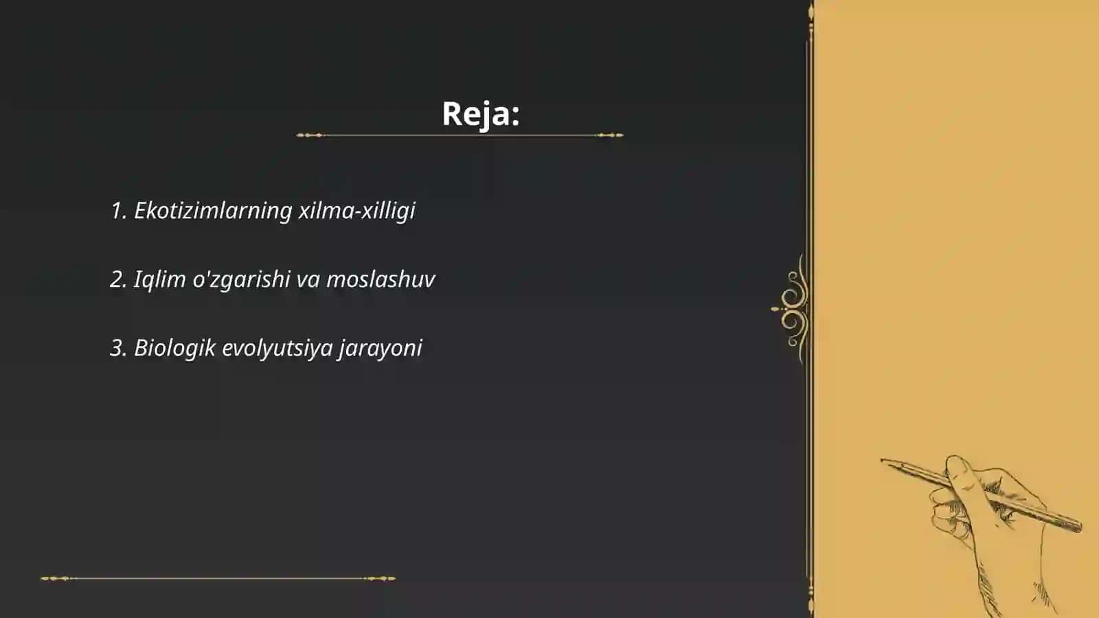 Xayvonot olami vakillarining yashash muhitga moslashishi 2