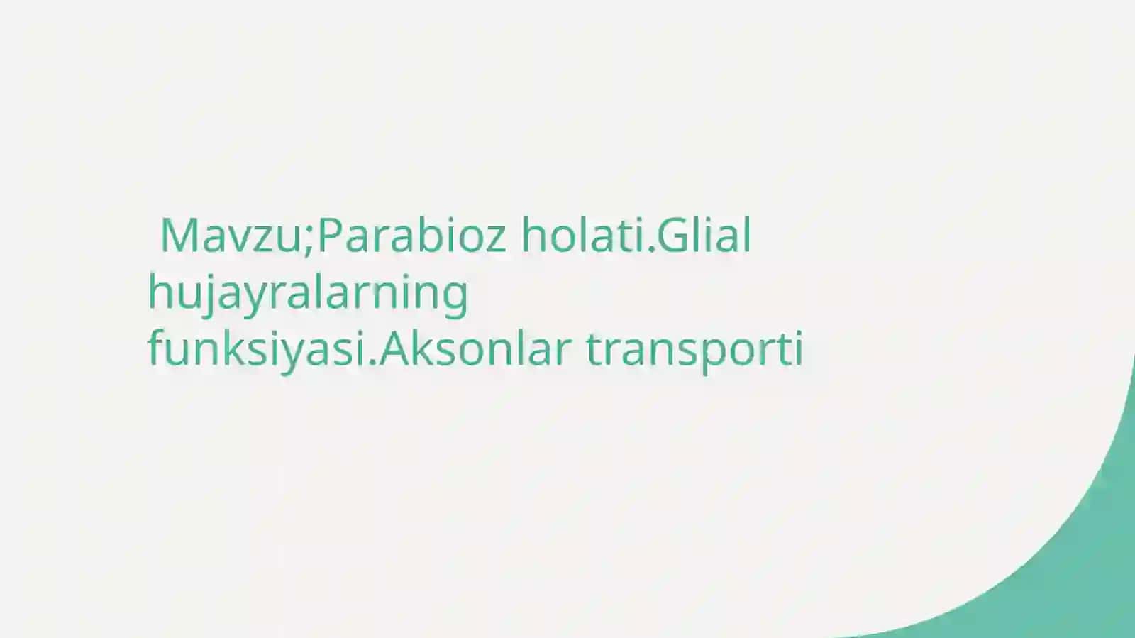 Parabioz holati 2