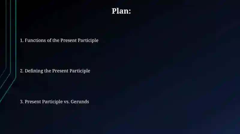 Participle I 2