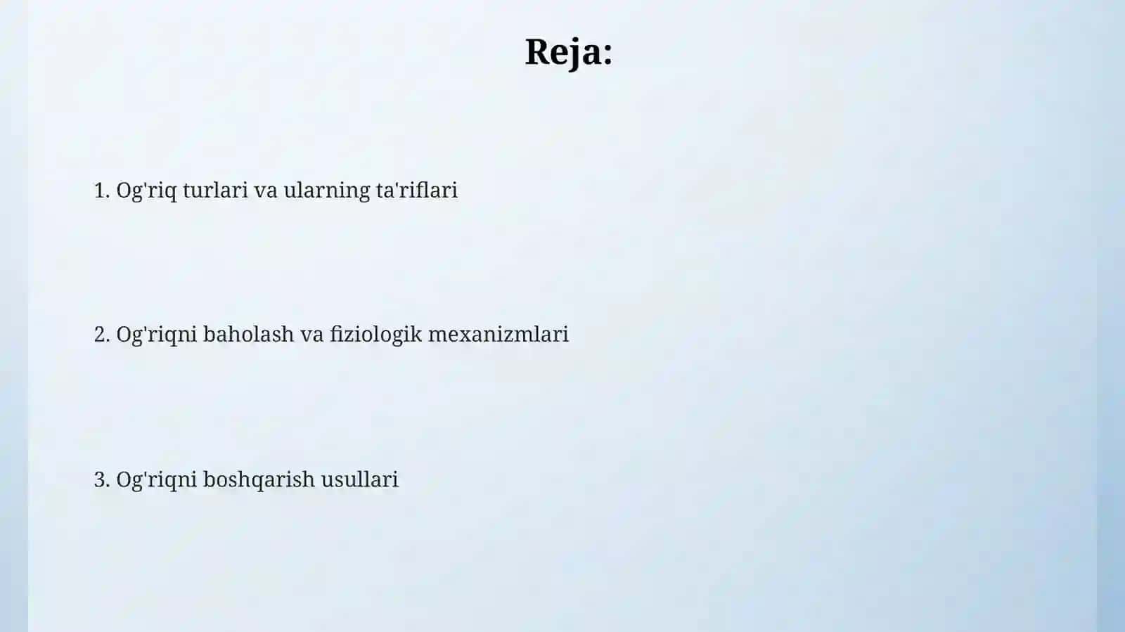 Og'riq turlari va ularning ta'riflari 2