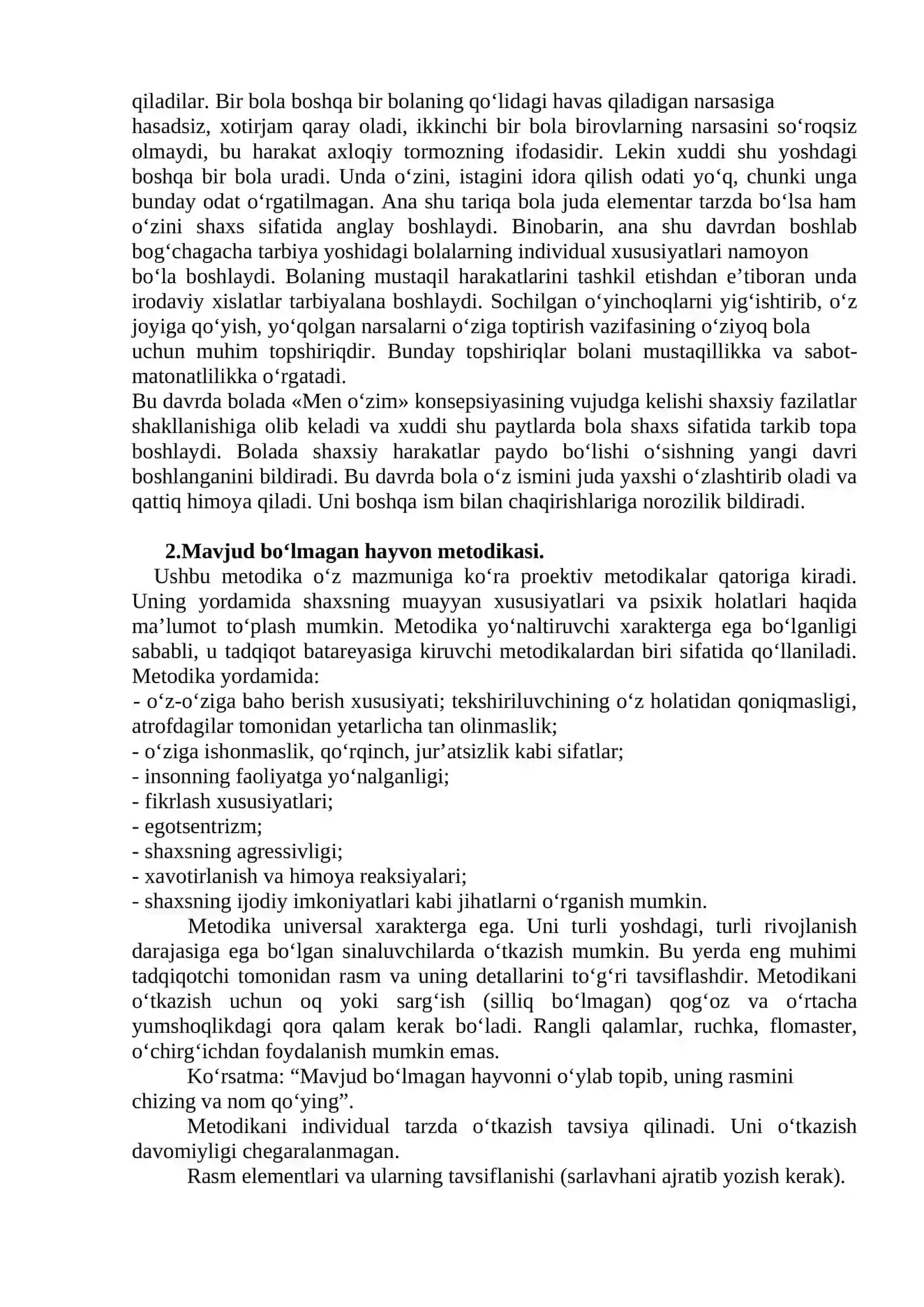 BOLA EMOTSIONAL SOHASINING PSIXODIAGNOSTIKASI 2