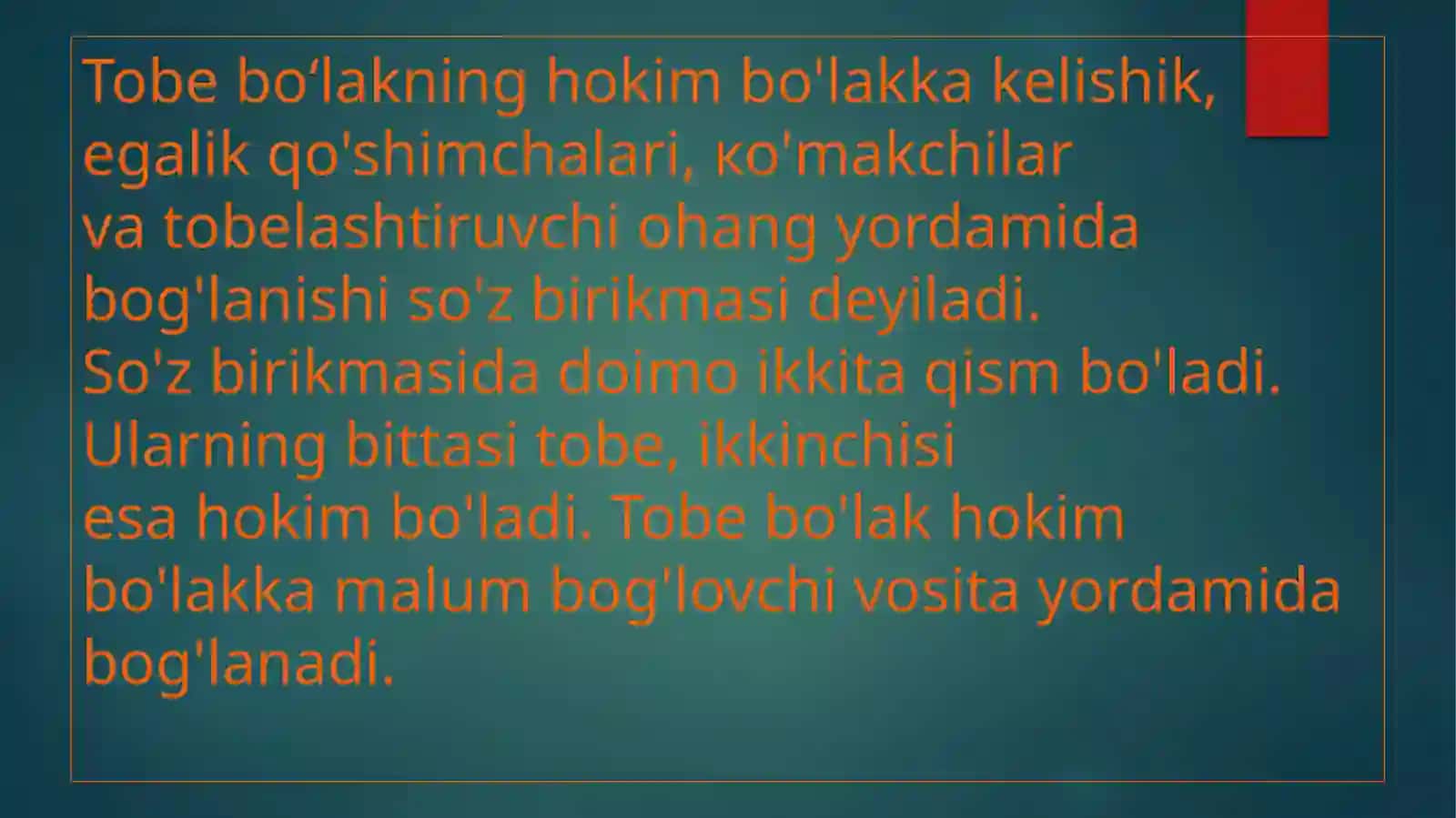 So‘z birikmasi sintaksisi 2
