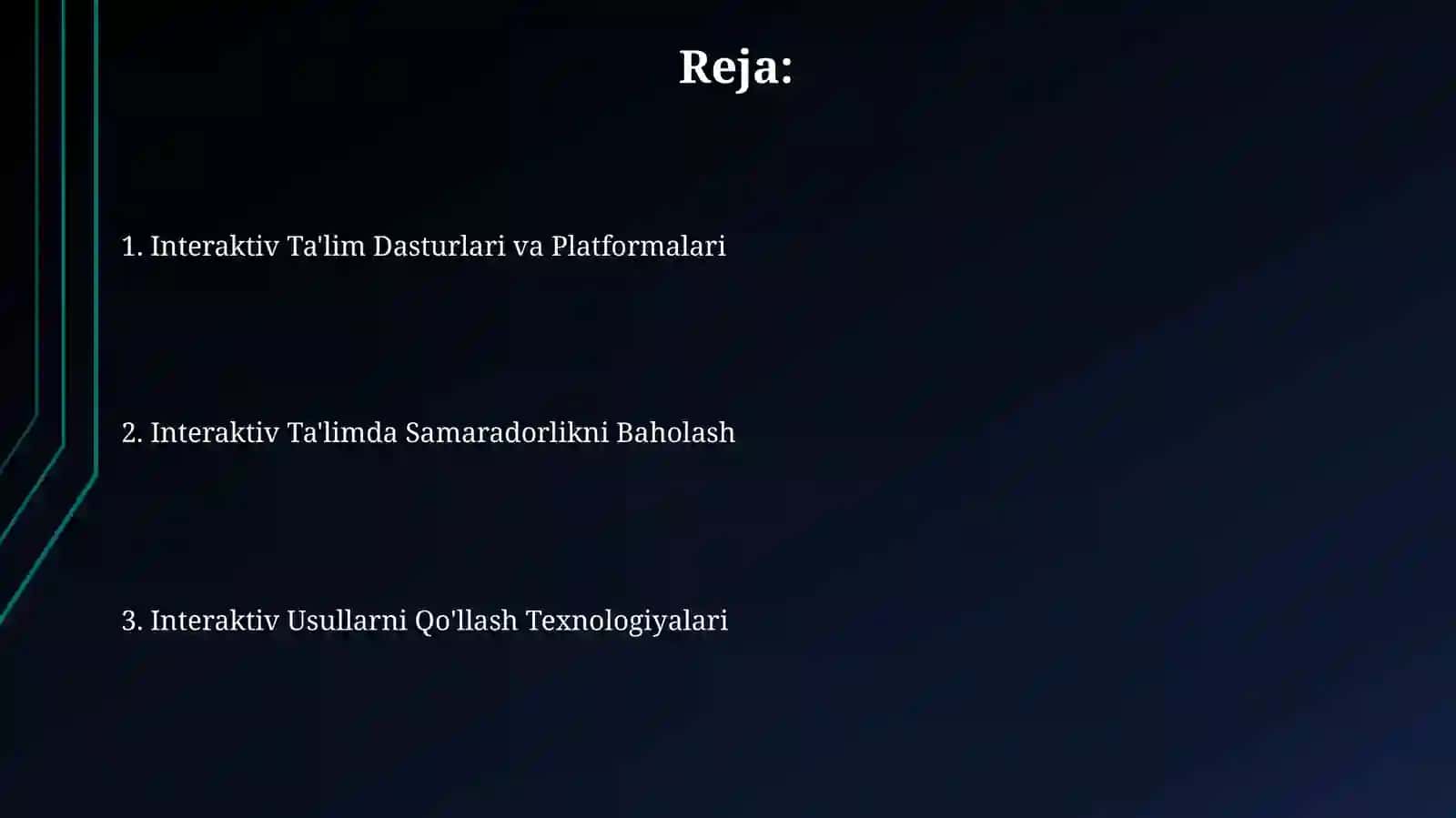 Interfaol o'yinlar va simulyatsiyalar 2