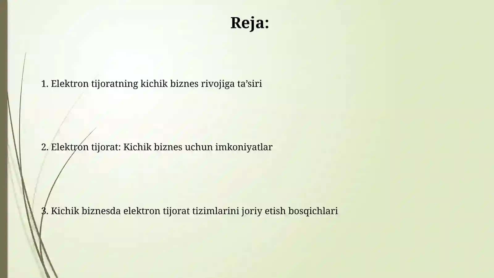 Elektron tijorat tizimlarini joriy etish bosqichlari 2