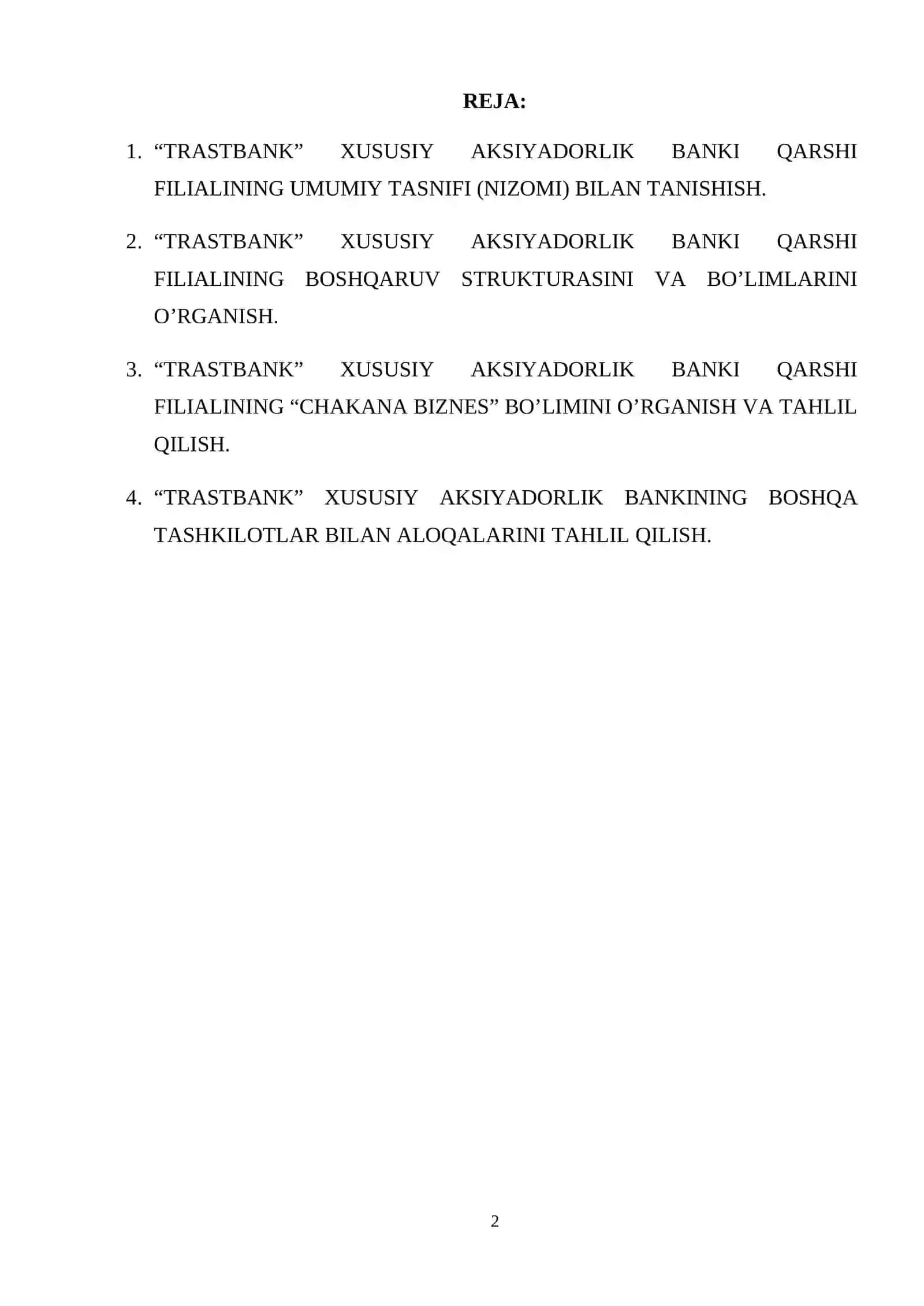 TRASTBANK XUSUSIY AKSIYADORLIK BANKI 2