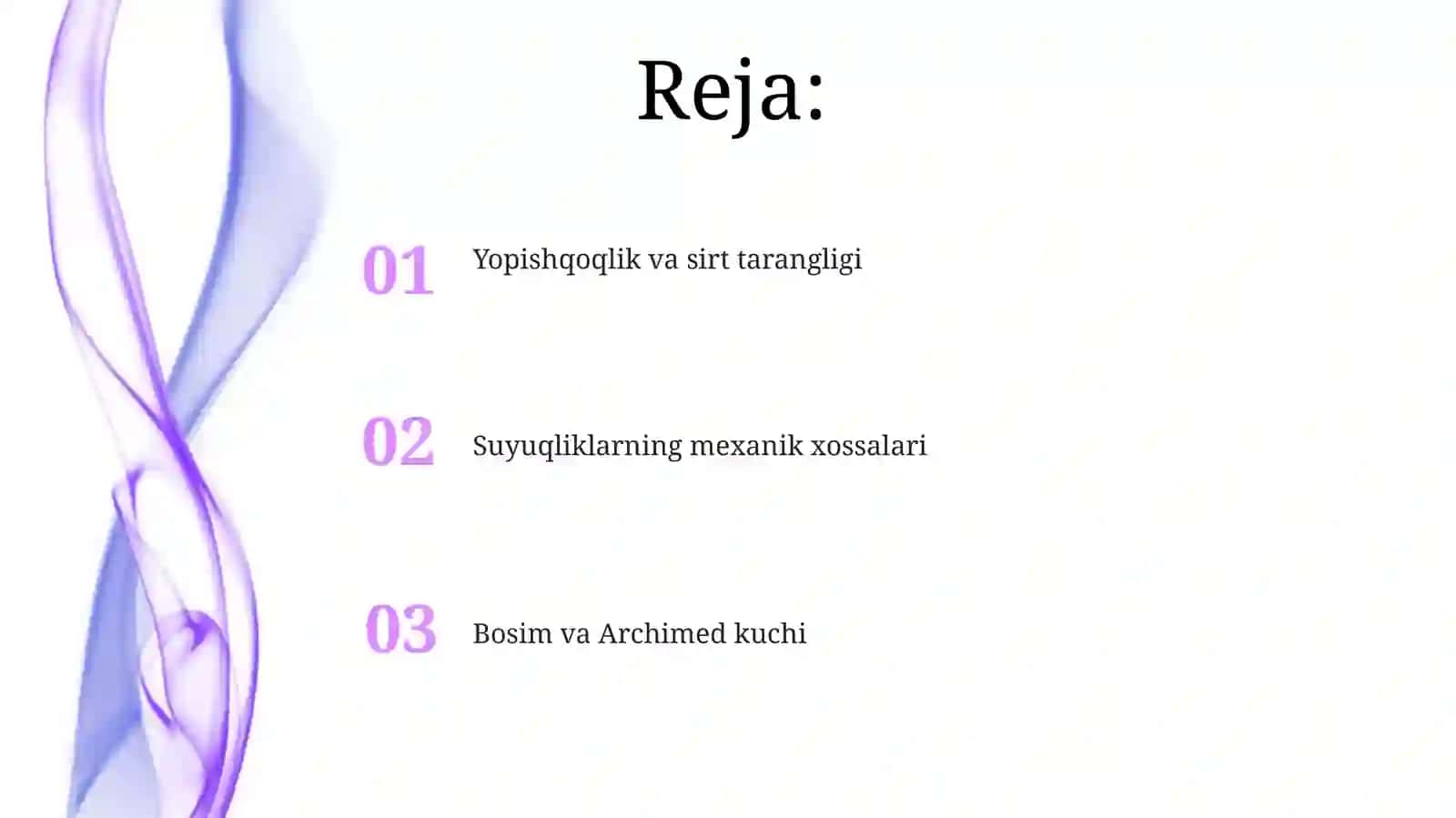 Suyuqliklarning mexanik xossalari 2