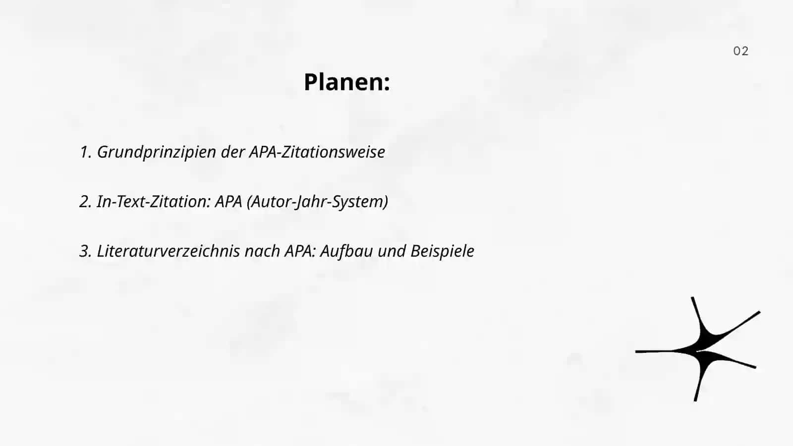 Internationale Standards zur Formalisierung wissenschaftlicher Arbeiten (APA, MLA, Chicago) 2