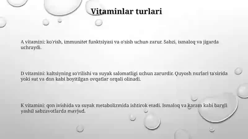 Vitaminlar 2