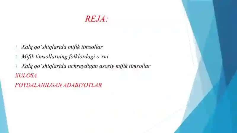 XALQ QO‘SHIQLARIDA MIFIK TIMSOLLAR 2