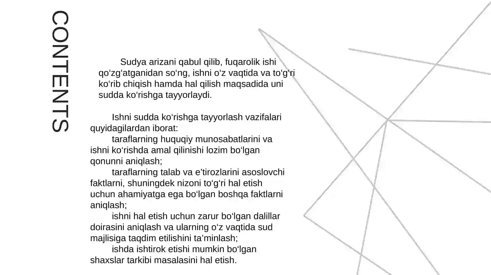 FUQAROLIK IShLARINI SUDDA KO‘RIShGA TAYYORLASh 2
