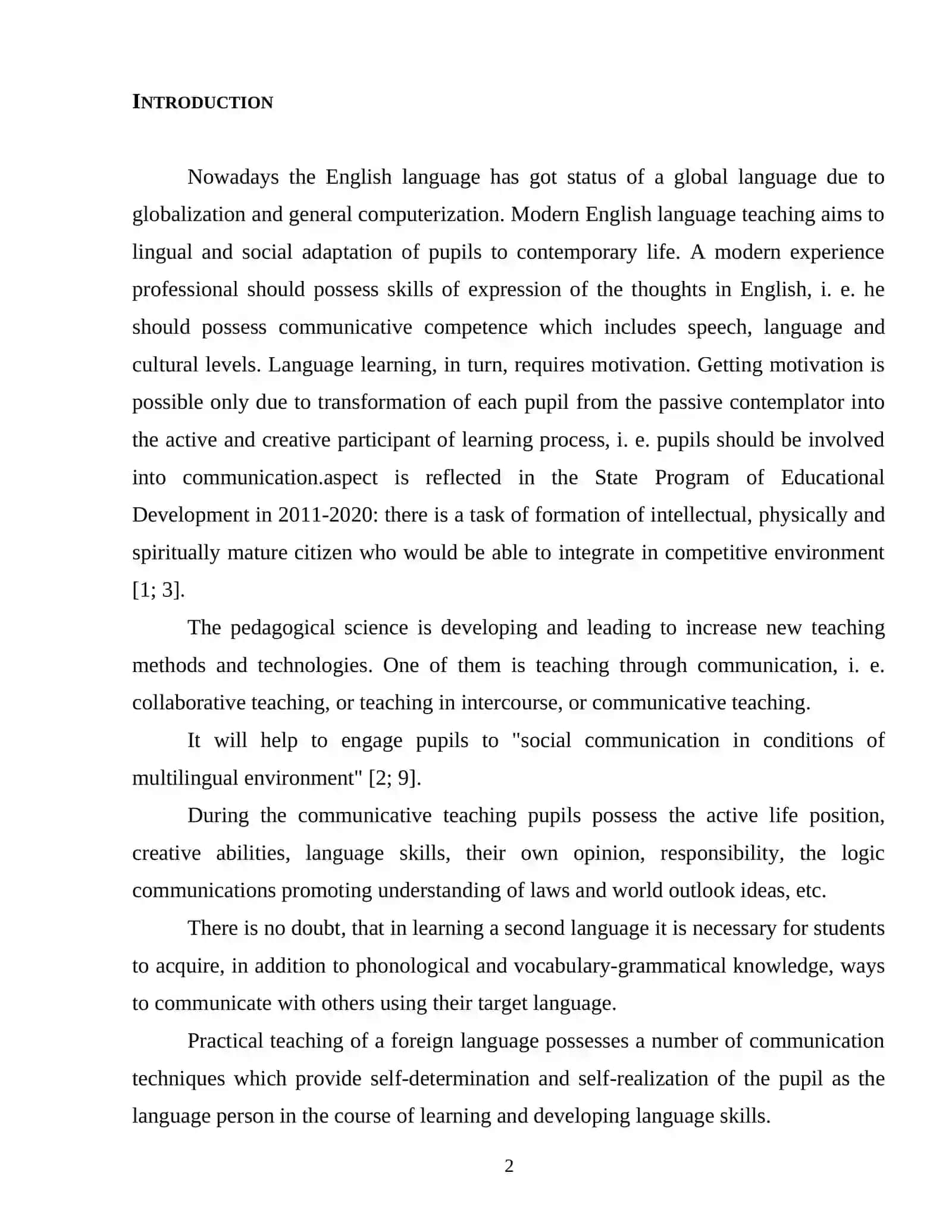 COMMUNICATIVE LANGUAGE LEARNING METHOD 2