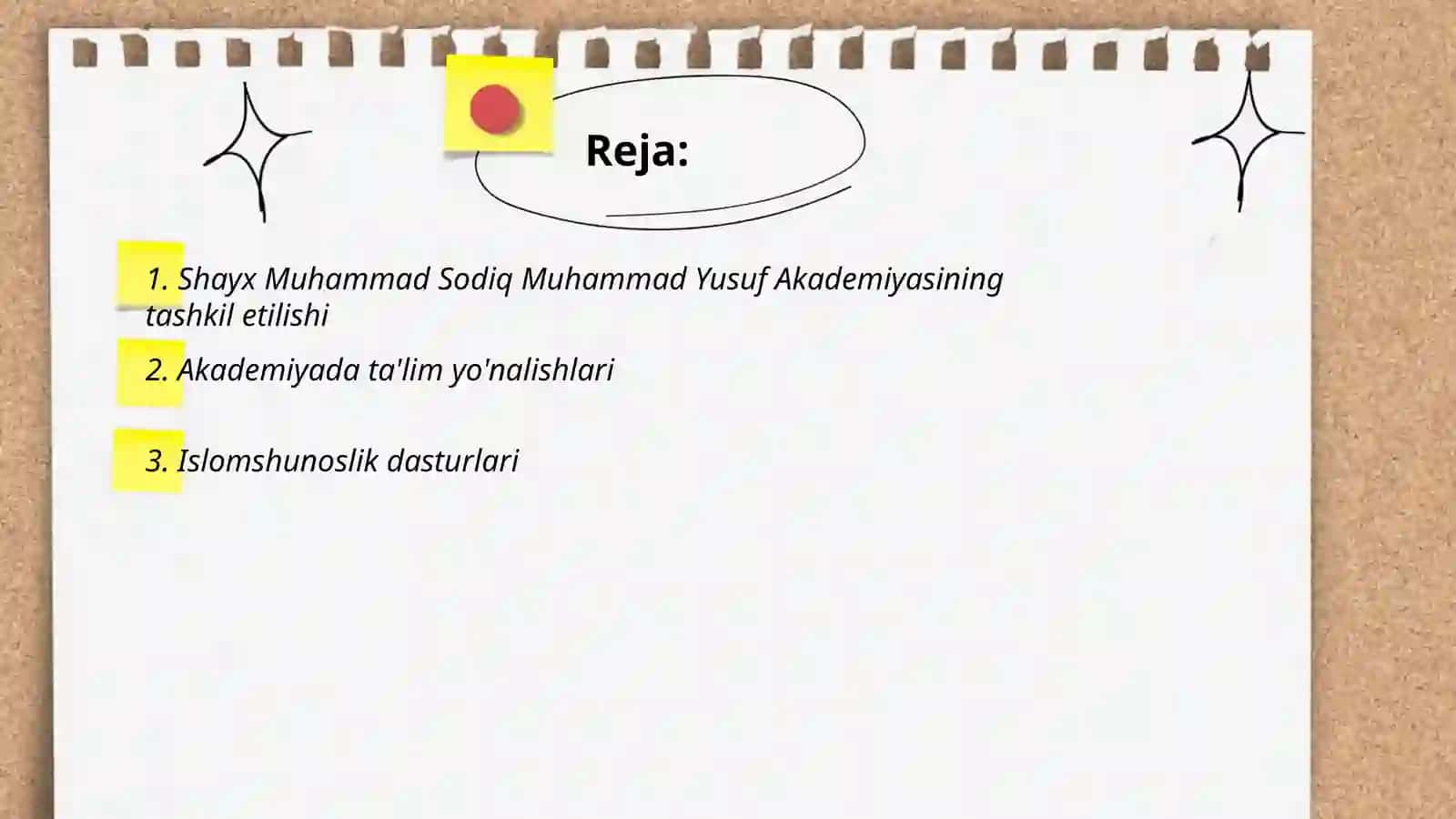 Shayx Muhammad Sodiq Muhammad Yusuf Akademiyasi 2