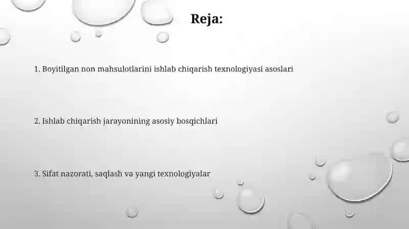 Boyitilgan baton mahsulotlarini ishlab chiqarishning texnologik jarayonlari 2