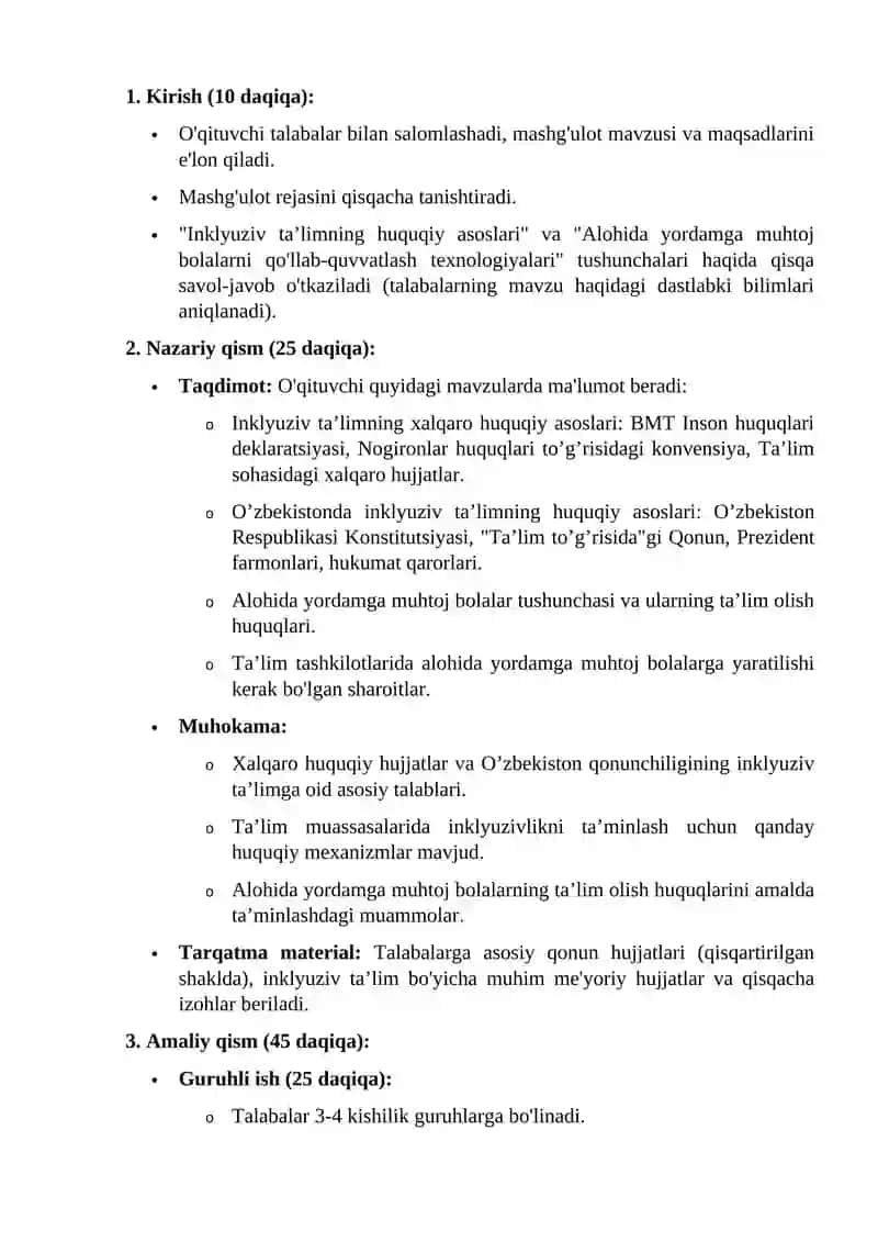 Inklyuziv ta’limning huquqiy asoslari 2